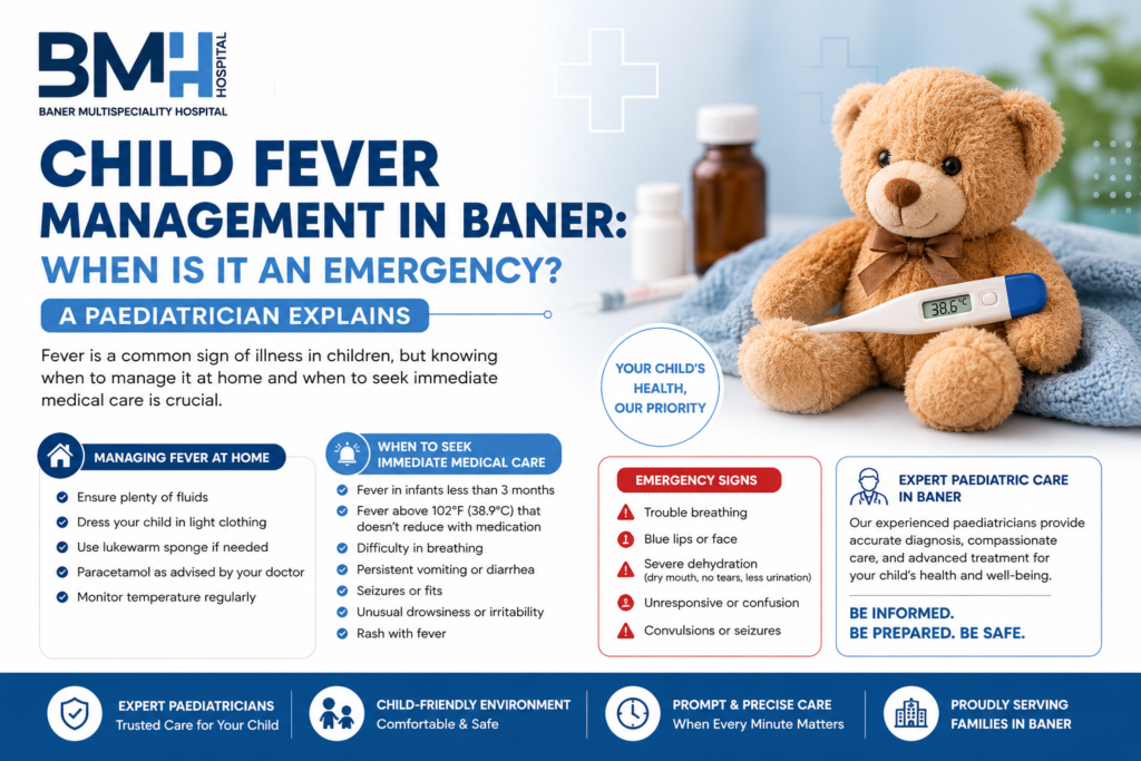 child fever emergency paediatrician baner pune